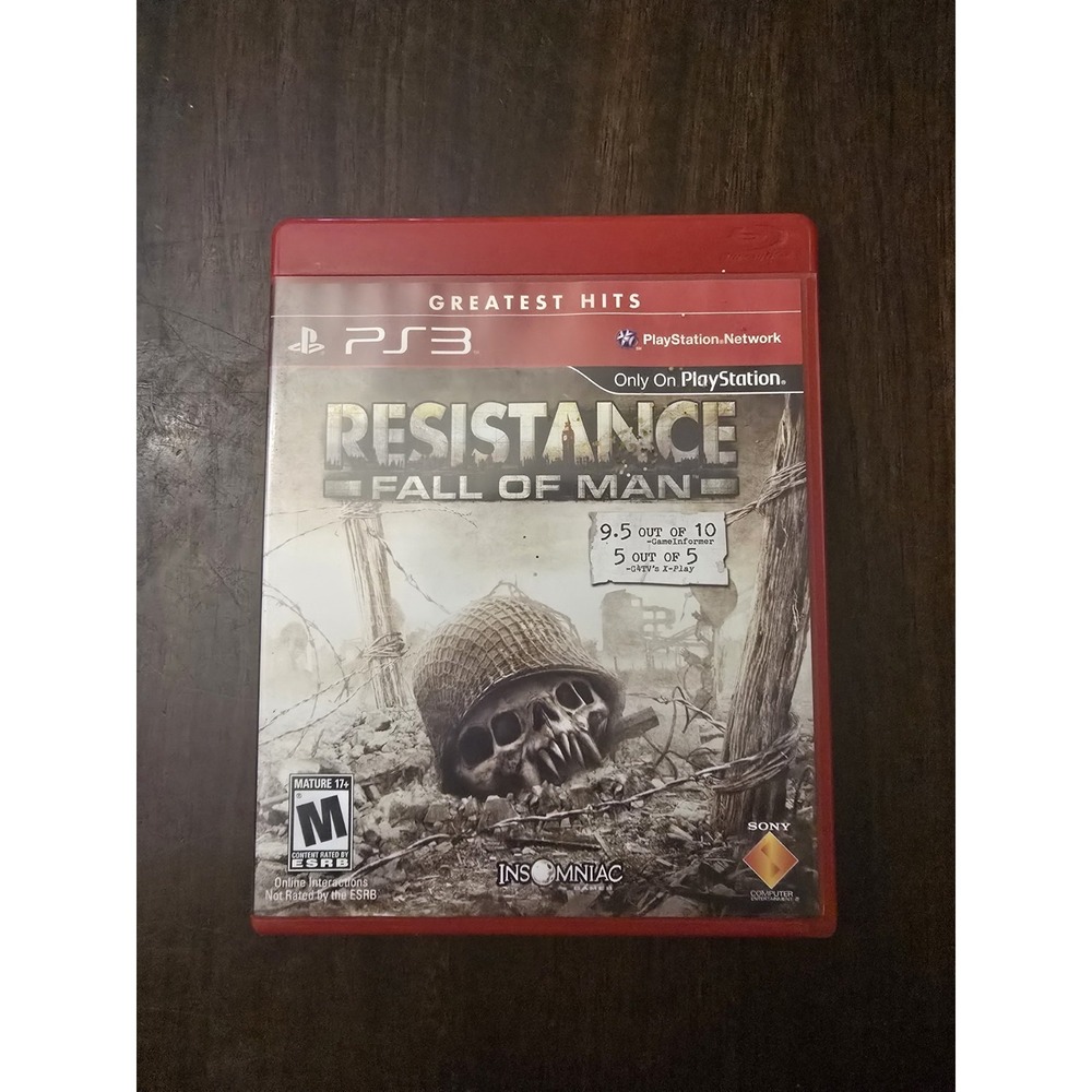 Resistance‎ Fall Of Man Greatest Hits (Playstation 3 Ps3) TESTED